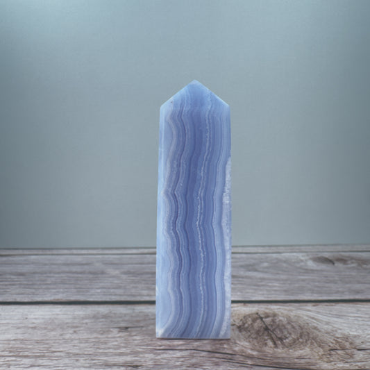 Agate (Blue Lace) Tower – AGA-TOW-0010