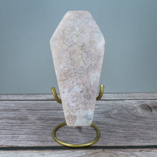 Pink Amethyst On Stand – 100012