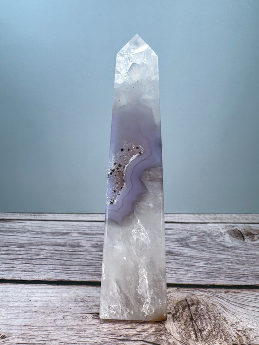 Druzy Agate Tower – 800029
