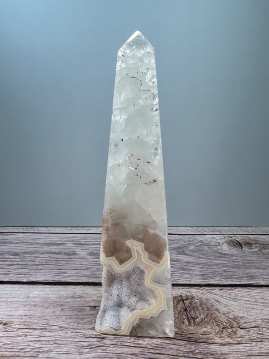 Druzy Agate Tower – 800031
