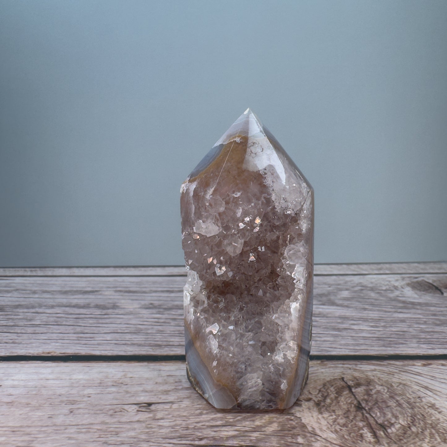 Druzy Agate Tower – 800042
