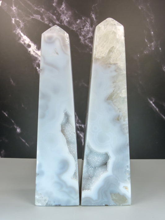 Druzy Agate Tower – 100112