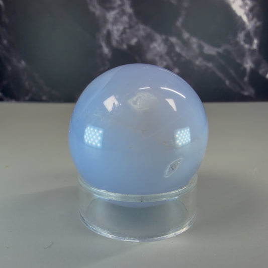 Chalcedony (Blue) Sphere – 100158