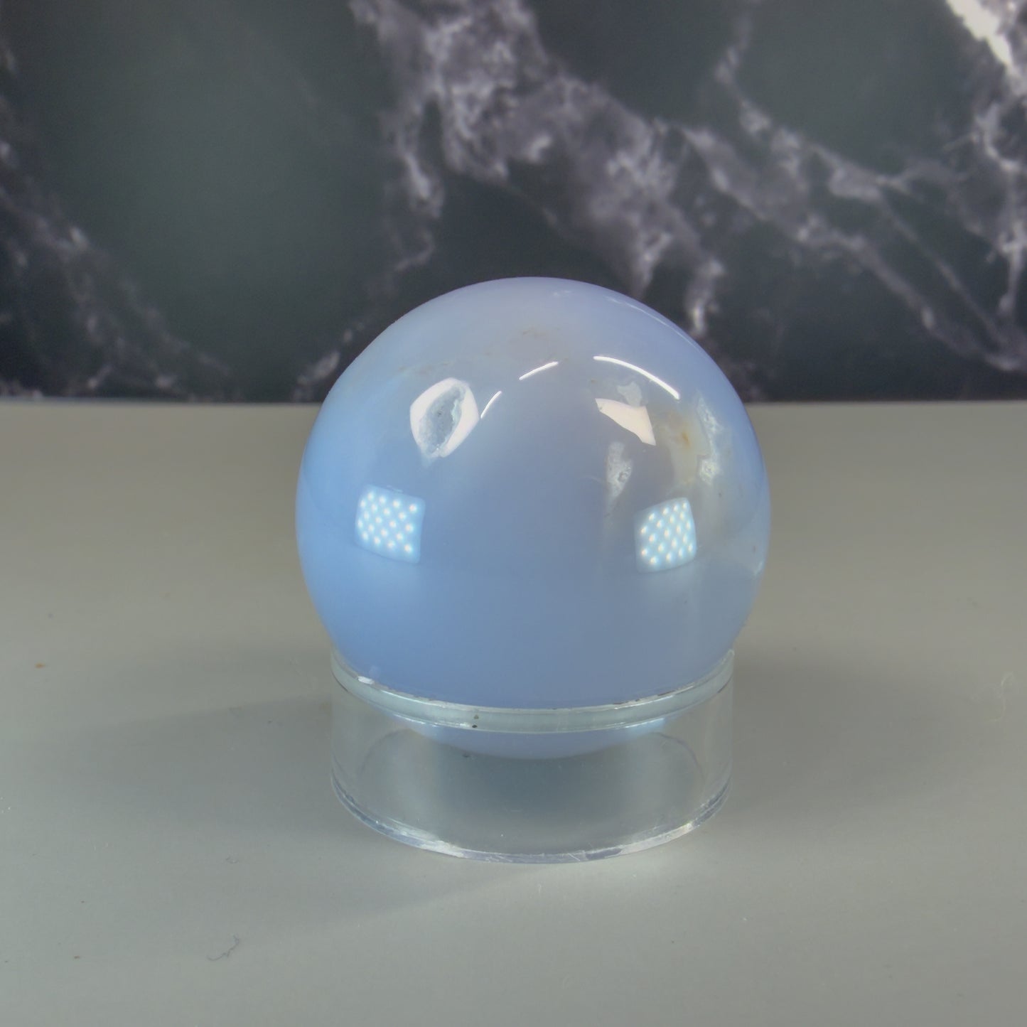 Chalcedony (Blue) Sphere – 100158 (2)