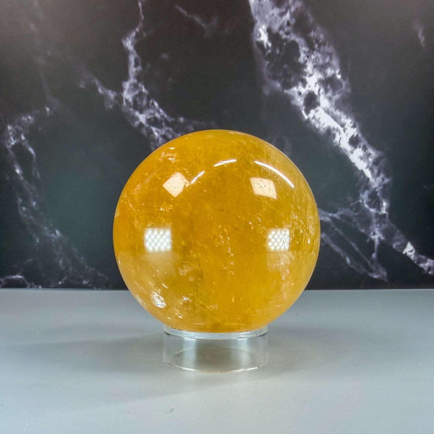 Honey Calcite Sphere – 100163 (3)