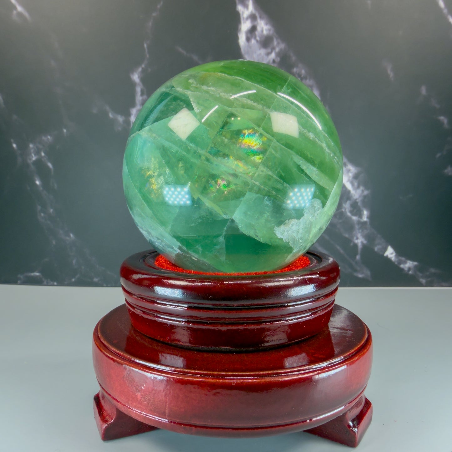 Fluorite (Green) Sphere – 100172 (3)