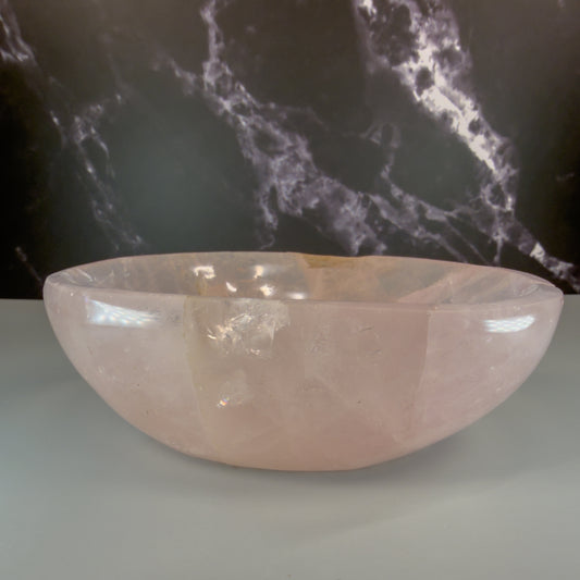 Rose Quartz Bowl Carving – 100248