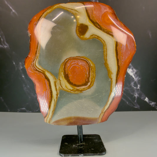 Polychrome Jasper On Stand – 100250