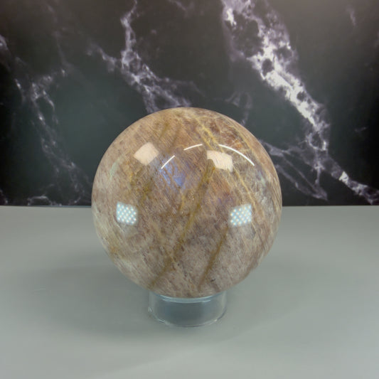 Peach Moonstone Sphere – 100301