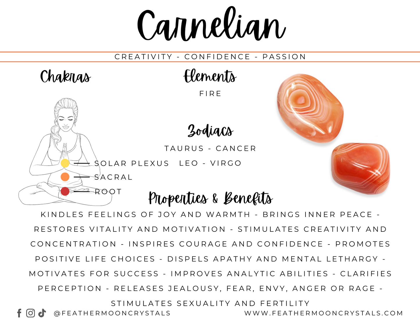 Carnelian Tumble