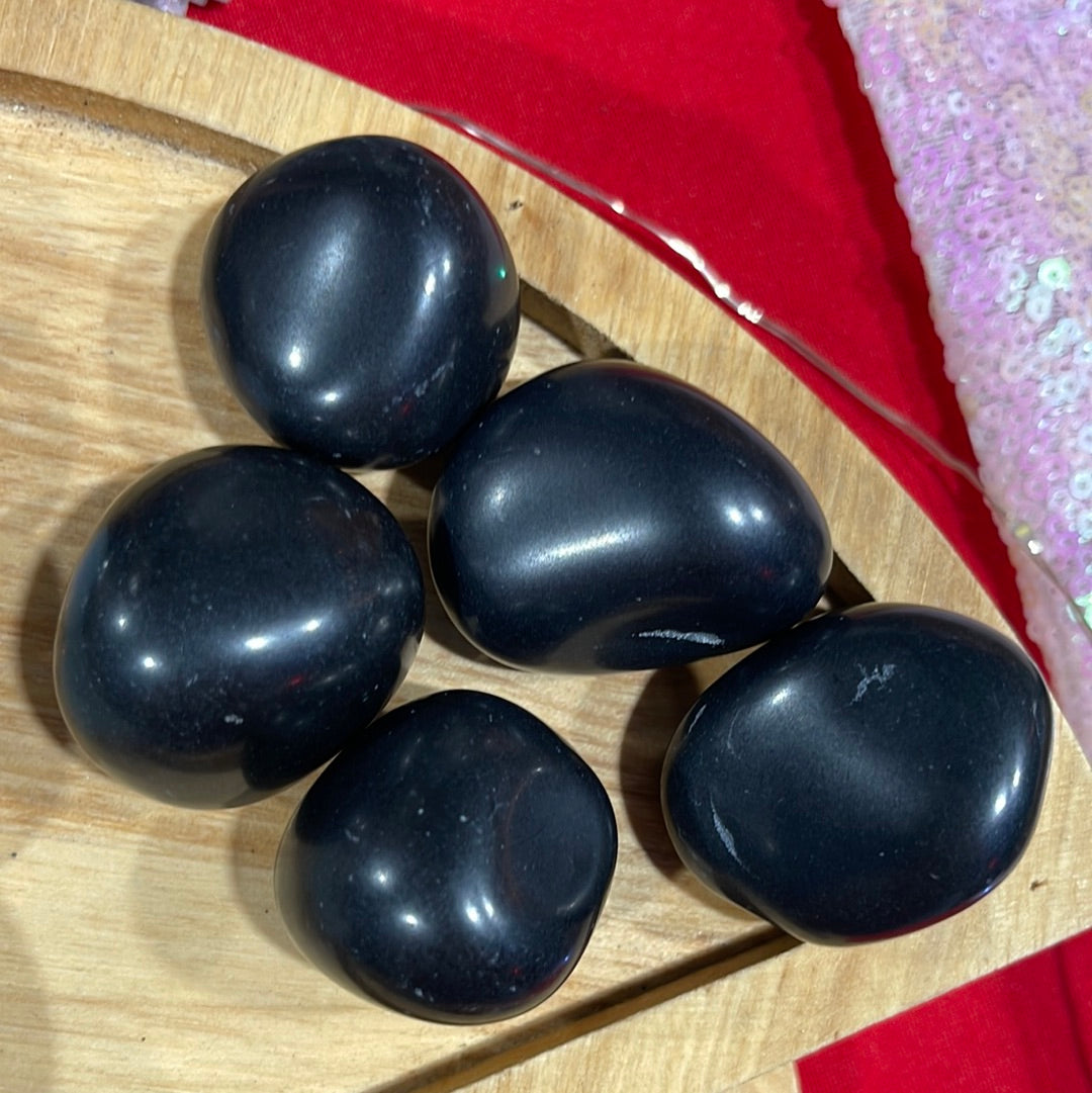 Black Tourmaline Tumbles