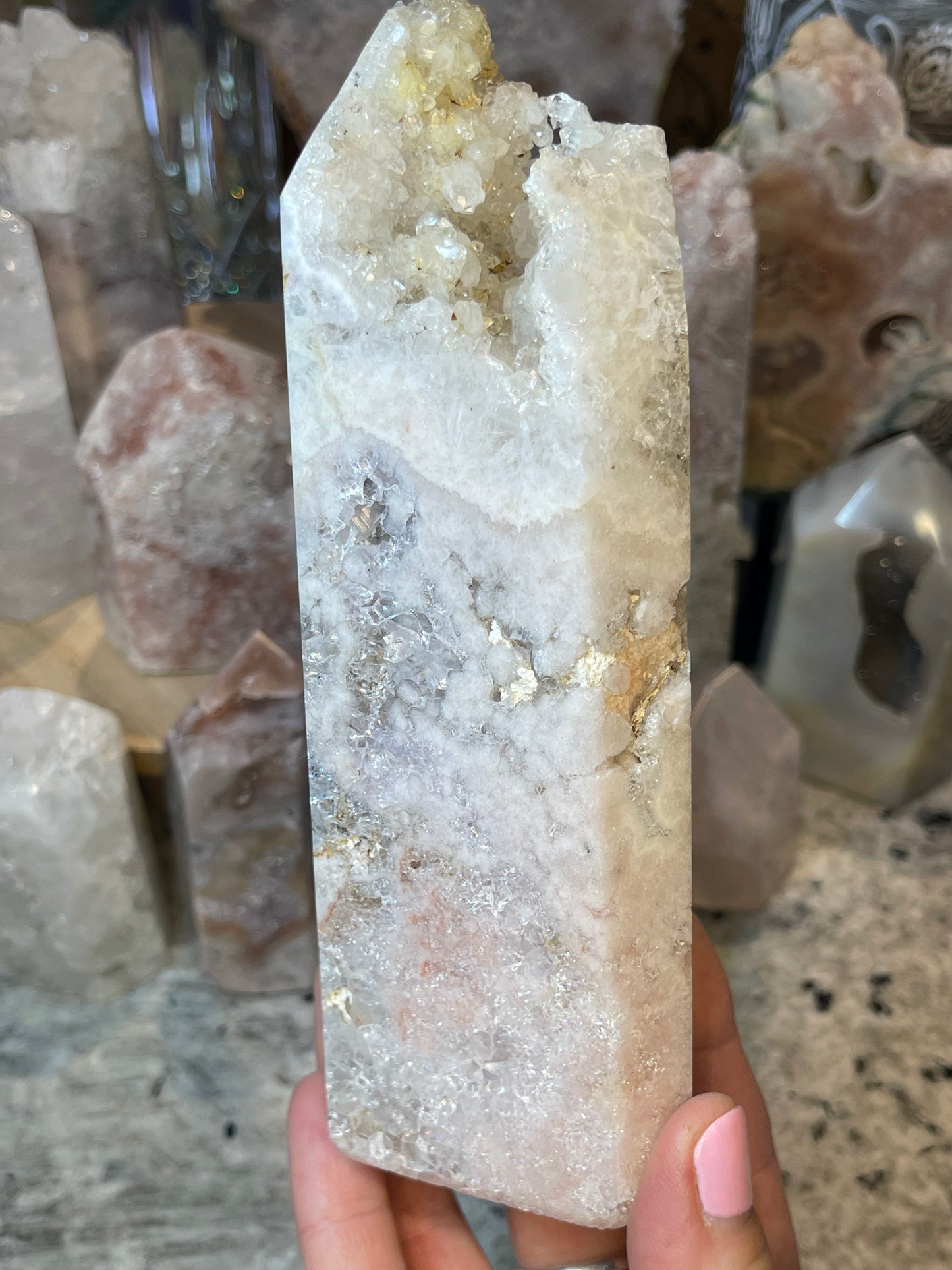 Pink Amethyst Towers
