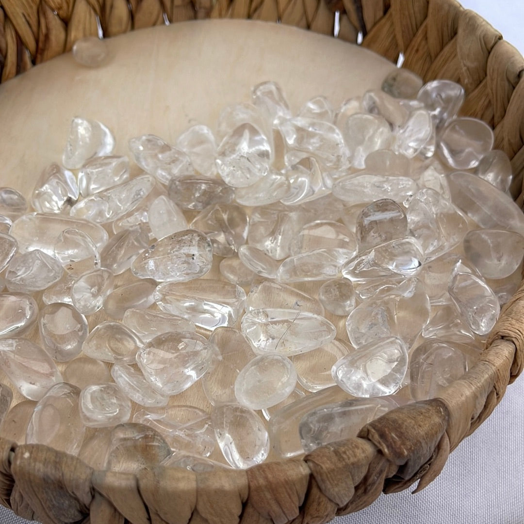 Clear Quartz Tumbles