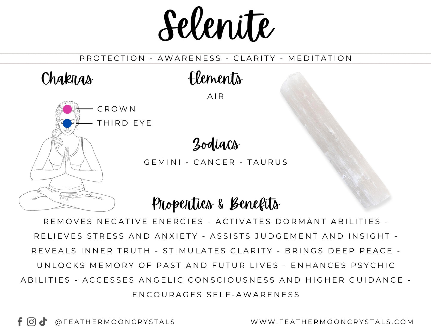 Orange Selenite Palms