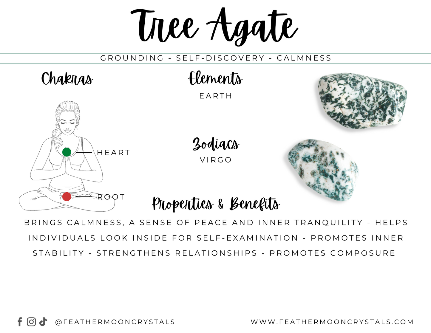 Tree agate tumbles