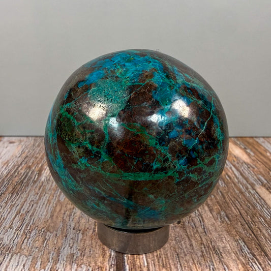 Chrysocolla (Malachite and Azurite) Sphere