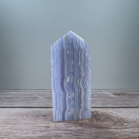 Agate (Blue Lace) Tower – AGA-TOW-0008