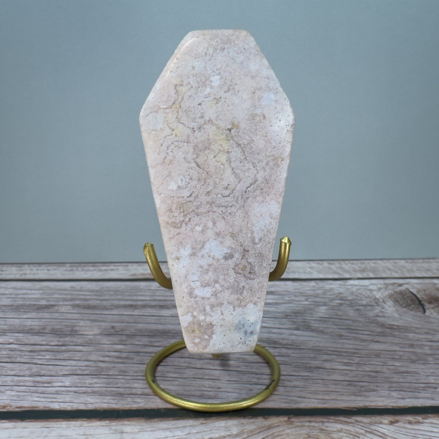Pink Amethyst On Stand – 100012