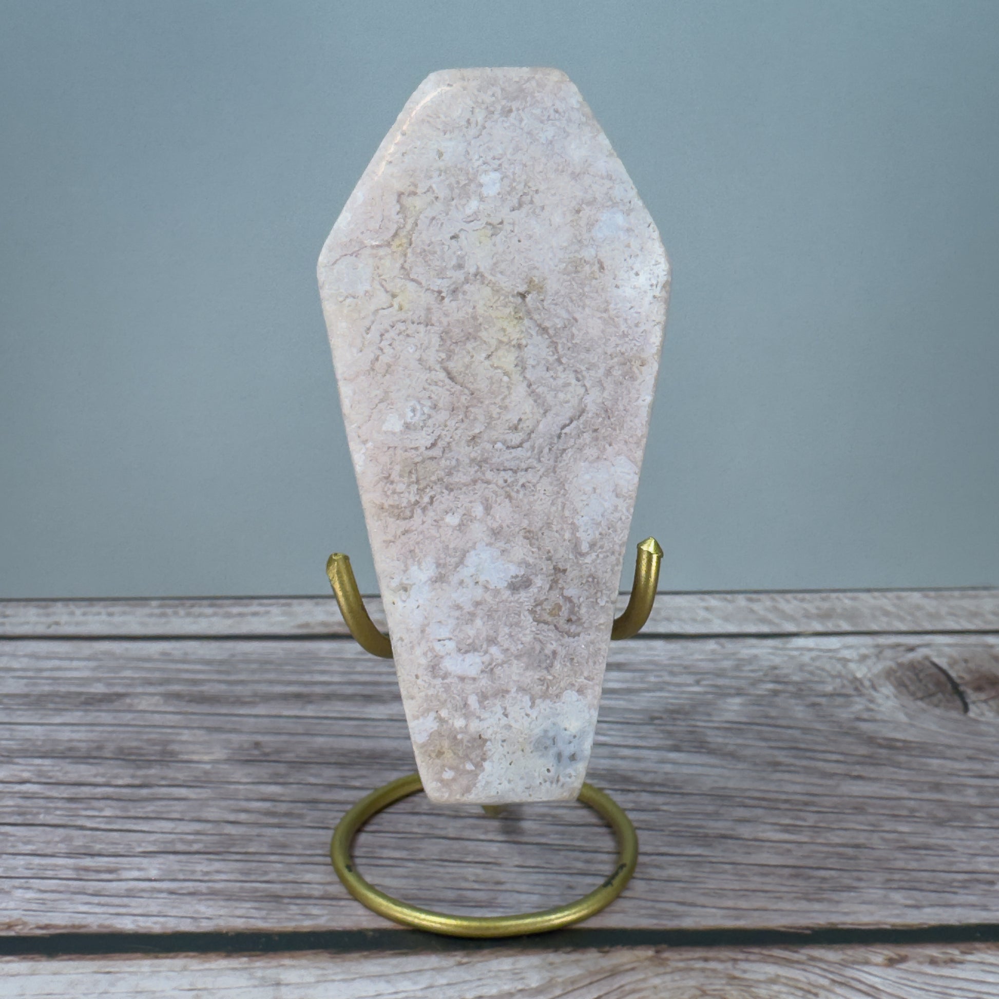 Pink Amethyst On Stand – 100012
