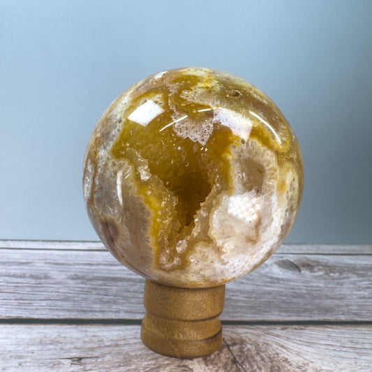 Druzy Agate Sphere – 800050