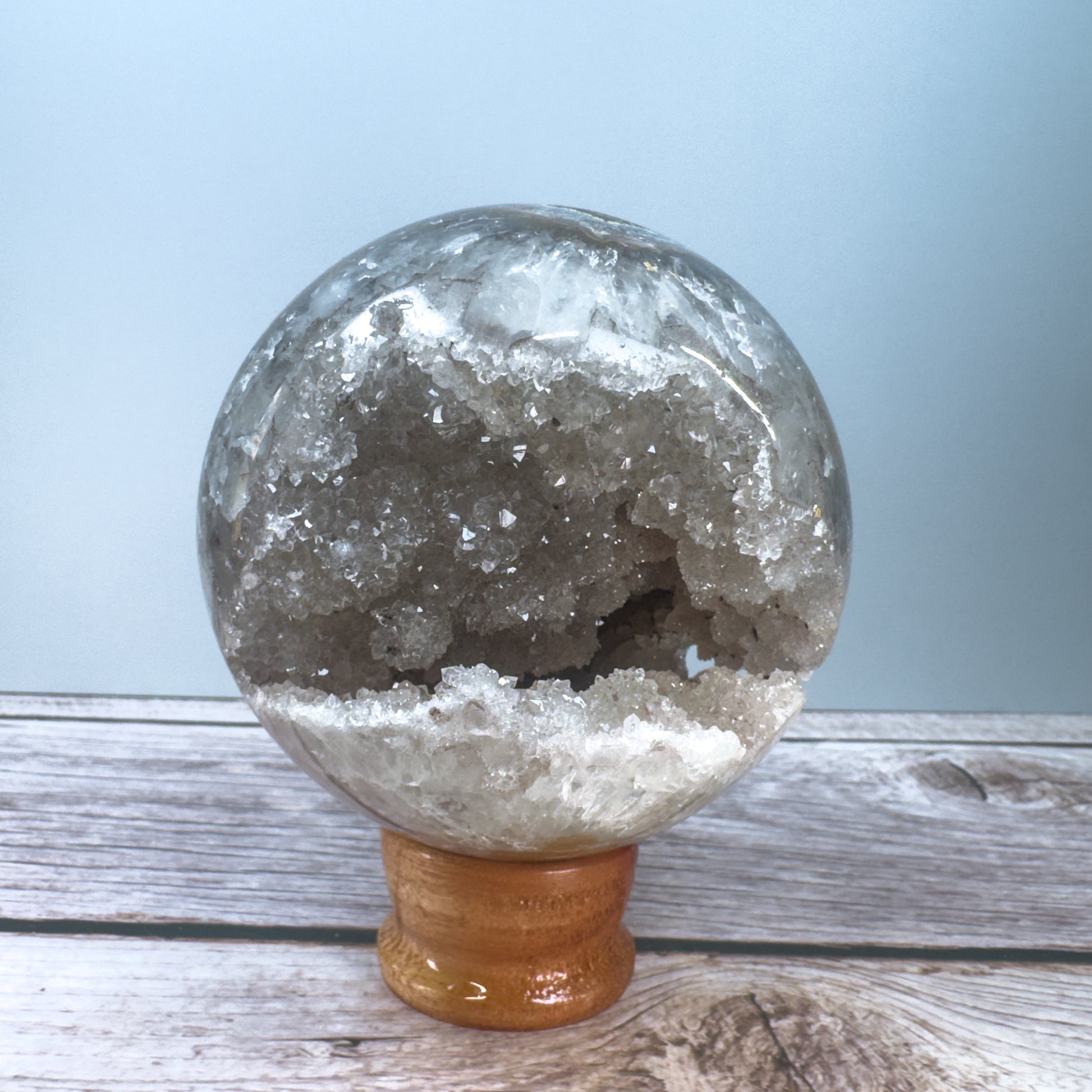 Druzy Agate Sphere – 800051