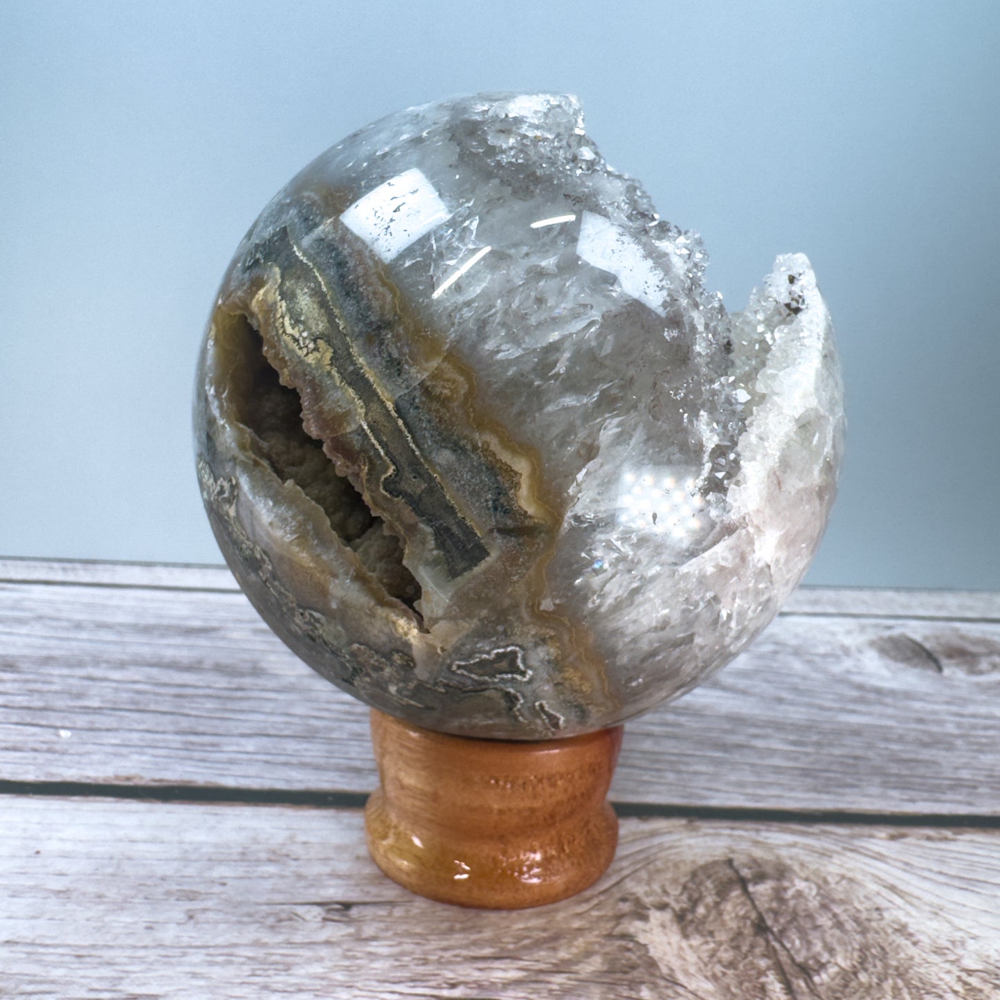 Druzy Agate Sphere – 800051 (3)