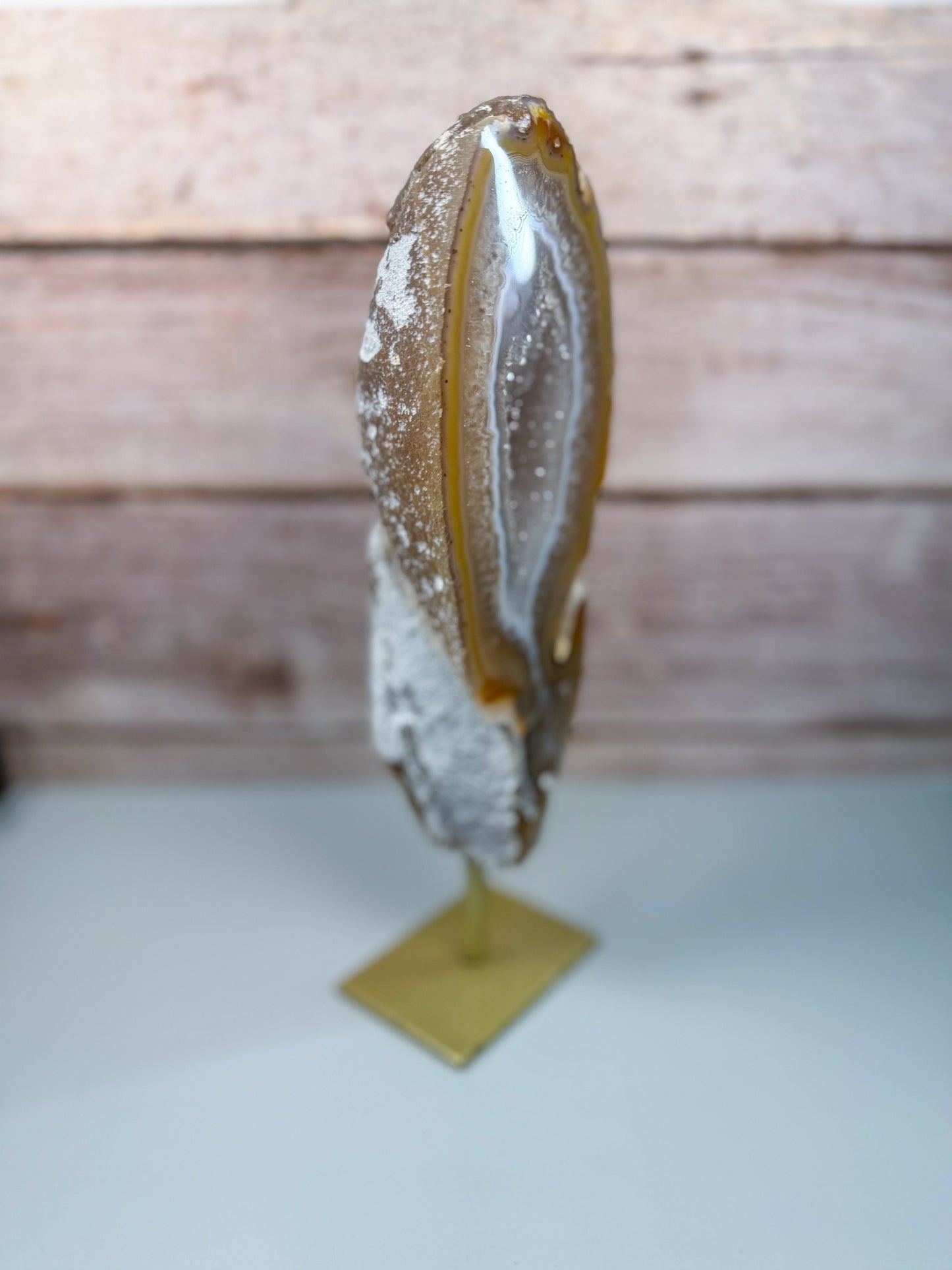 Druzy Agate On Stand – 500014 (2)