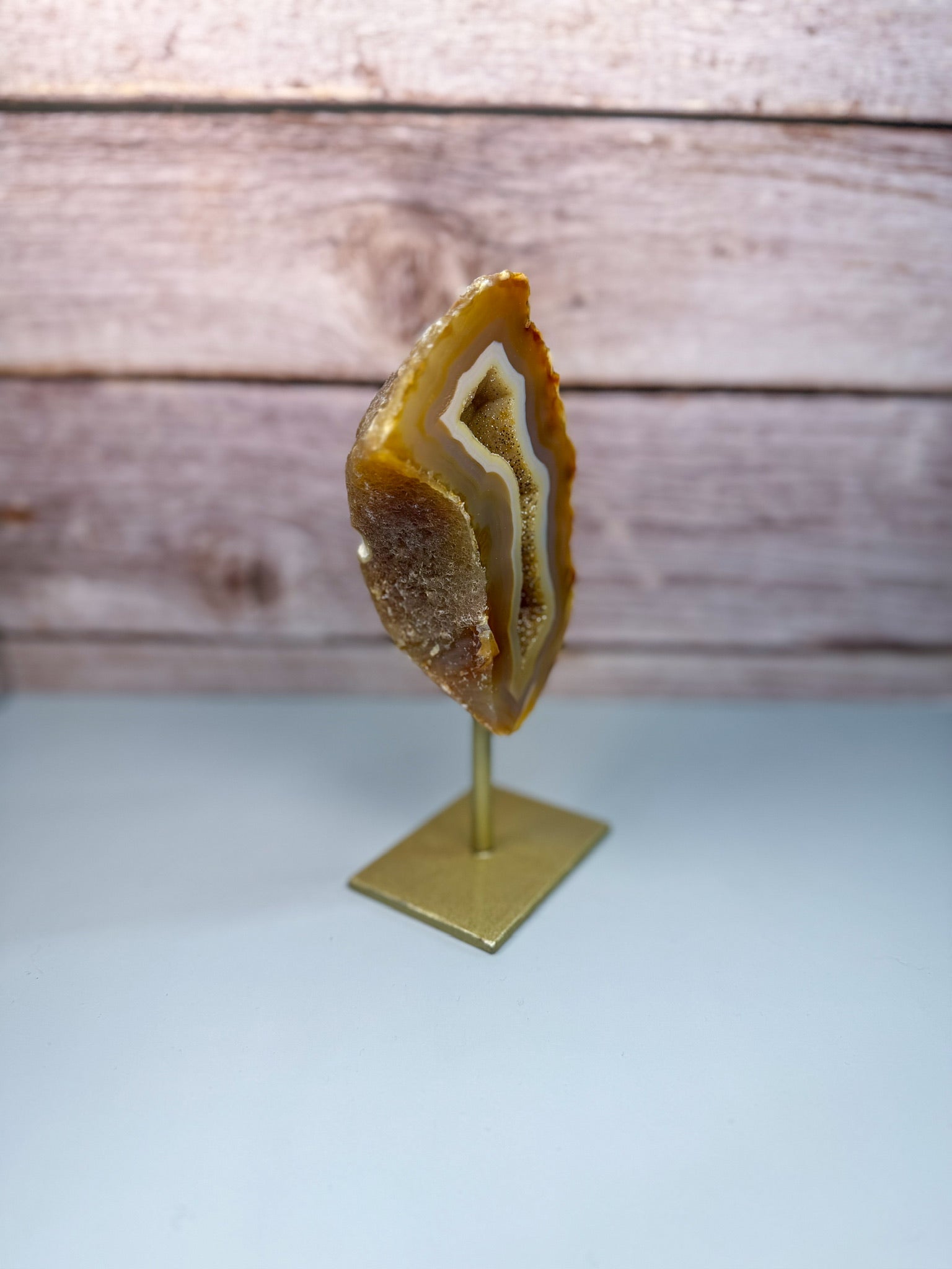 Druzy Agate On Stand – 500015 (2)