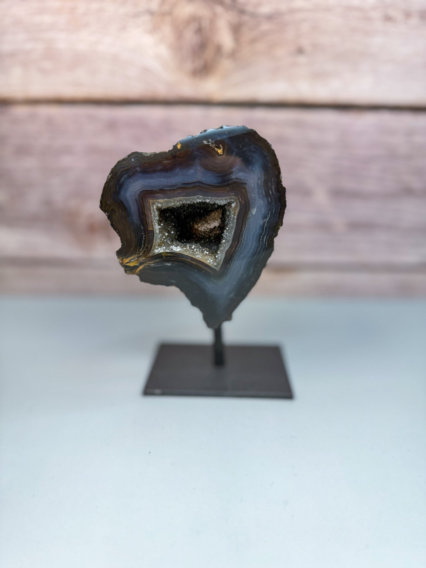 Druzy Agate On Stand – 500016