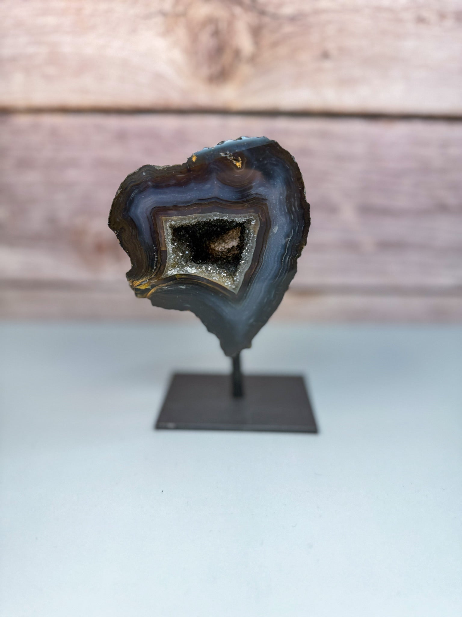 Druzy Agate On Stand – 500016