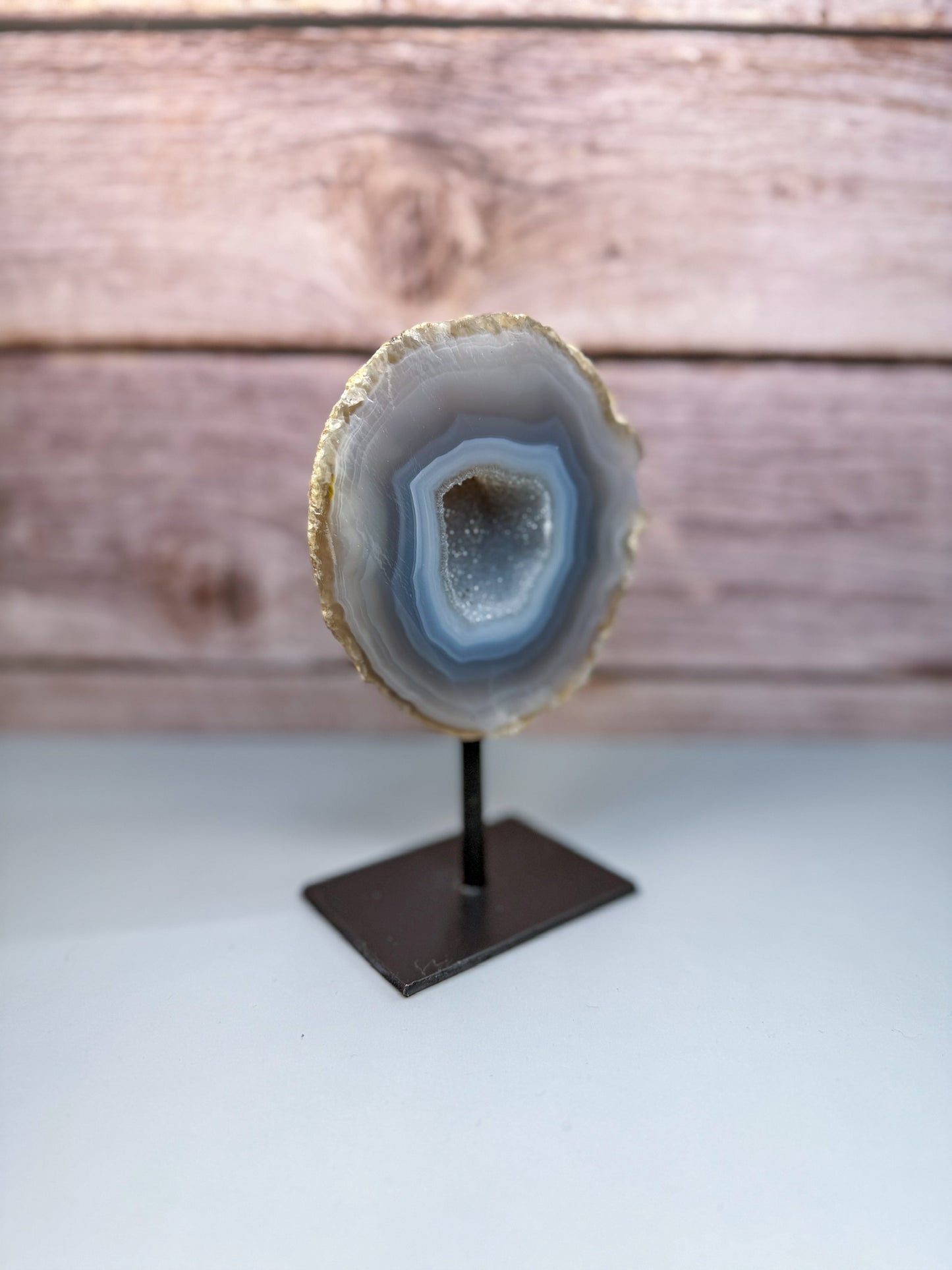 Druzy Agate On Stand – 500017 (2)