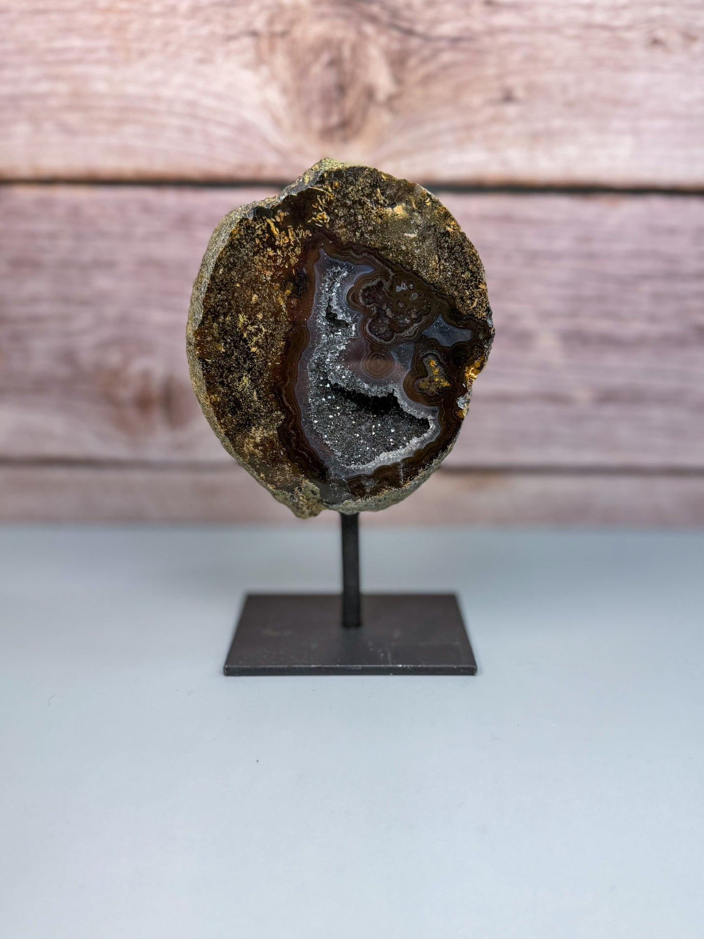 Druzy Agate On Stand – 500018 (3)