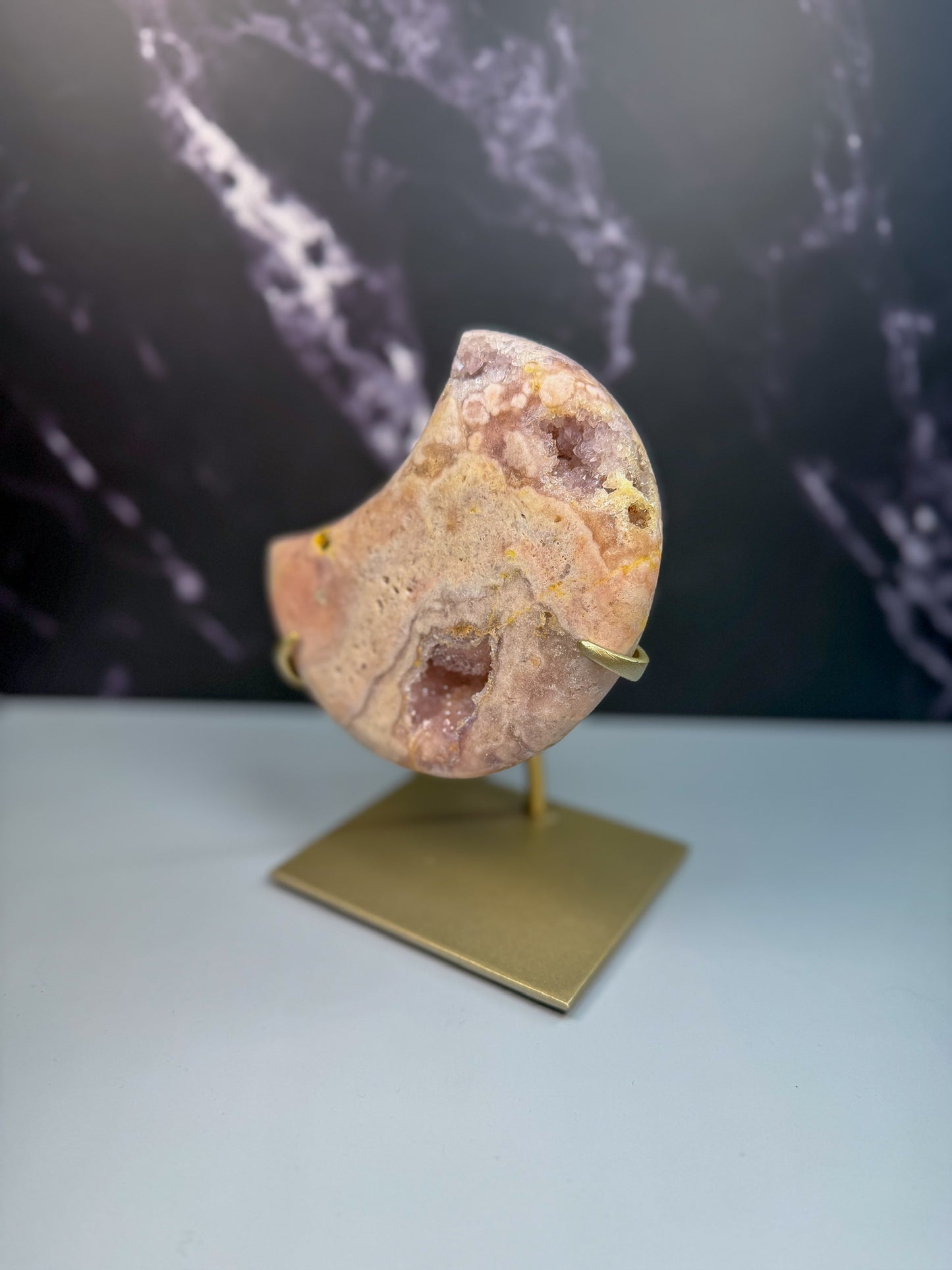 Pink Amethyst On Stand – 500020 (2)