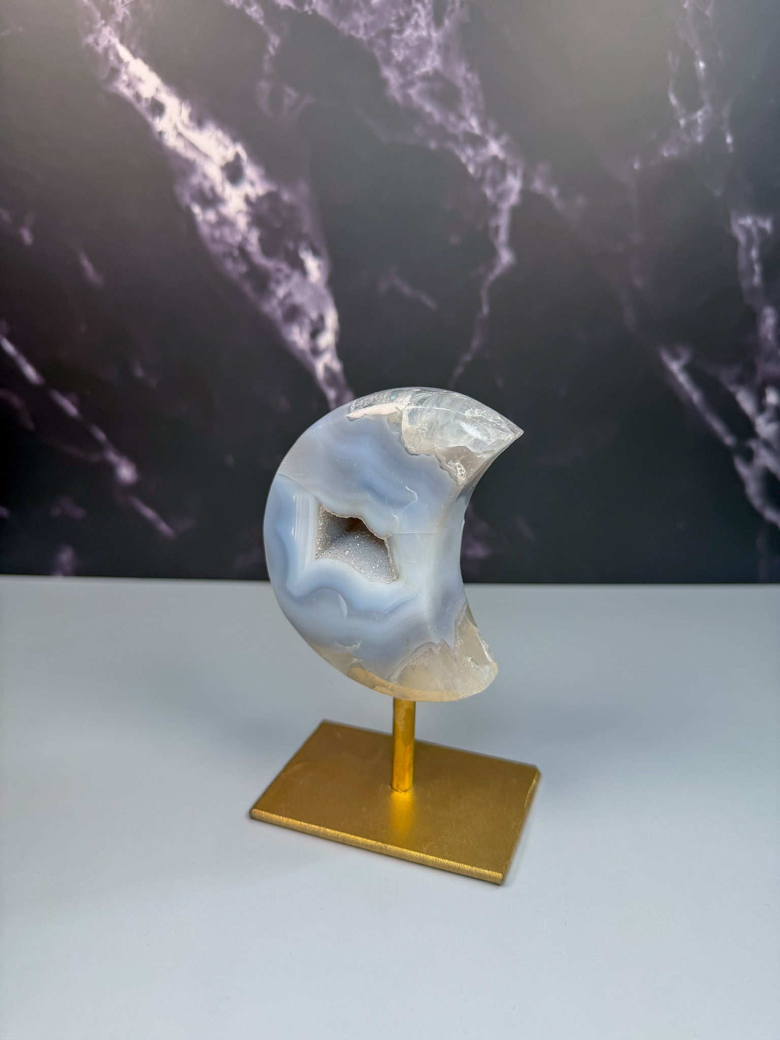 Druzy Agate On Stand – 500024 (2)