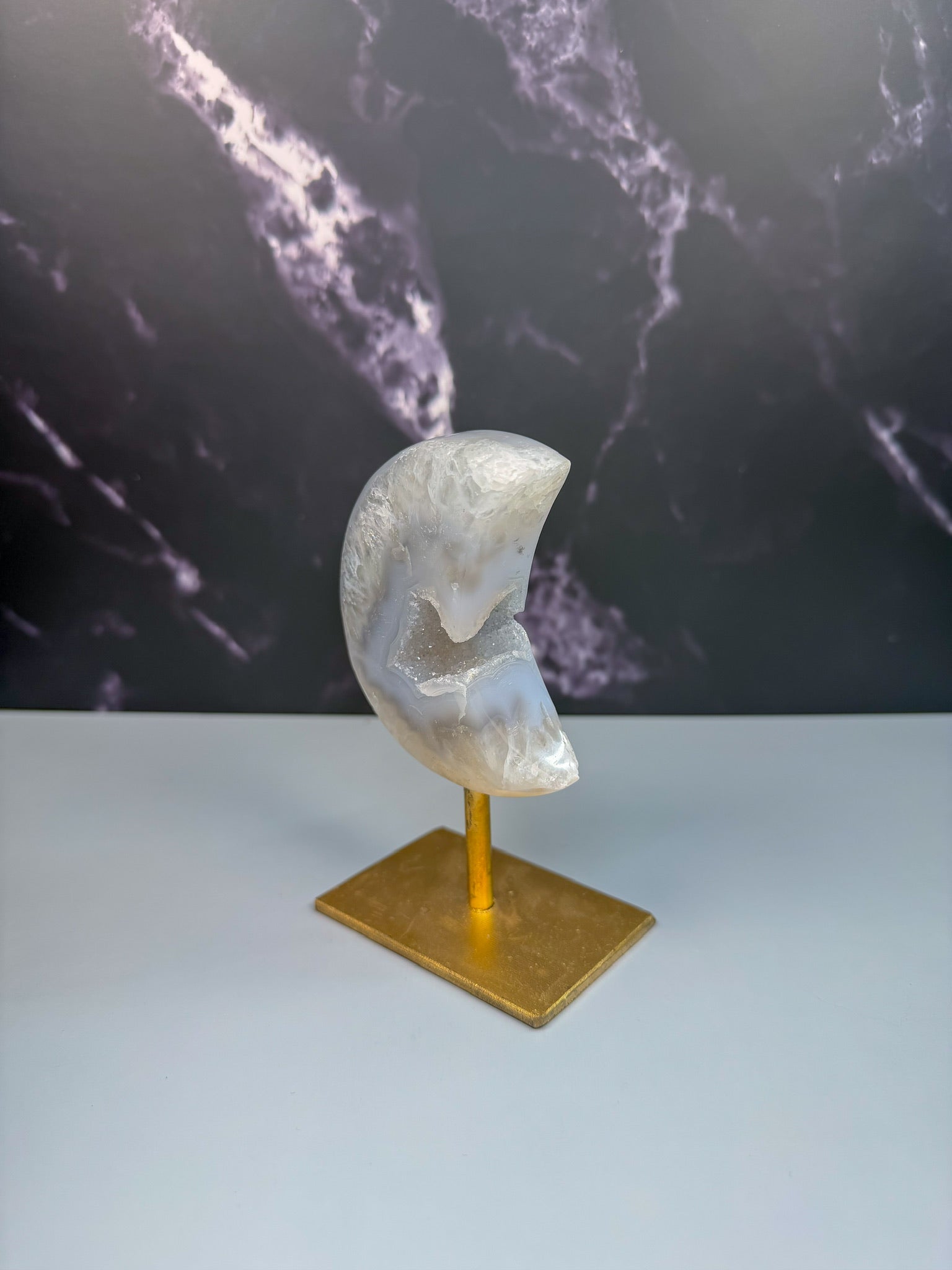 Druzy Agate On Stand – 500025 (2)