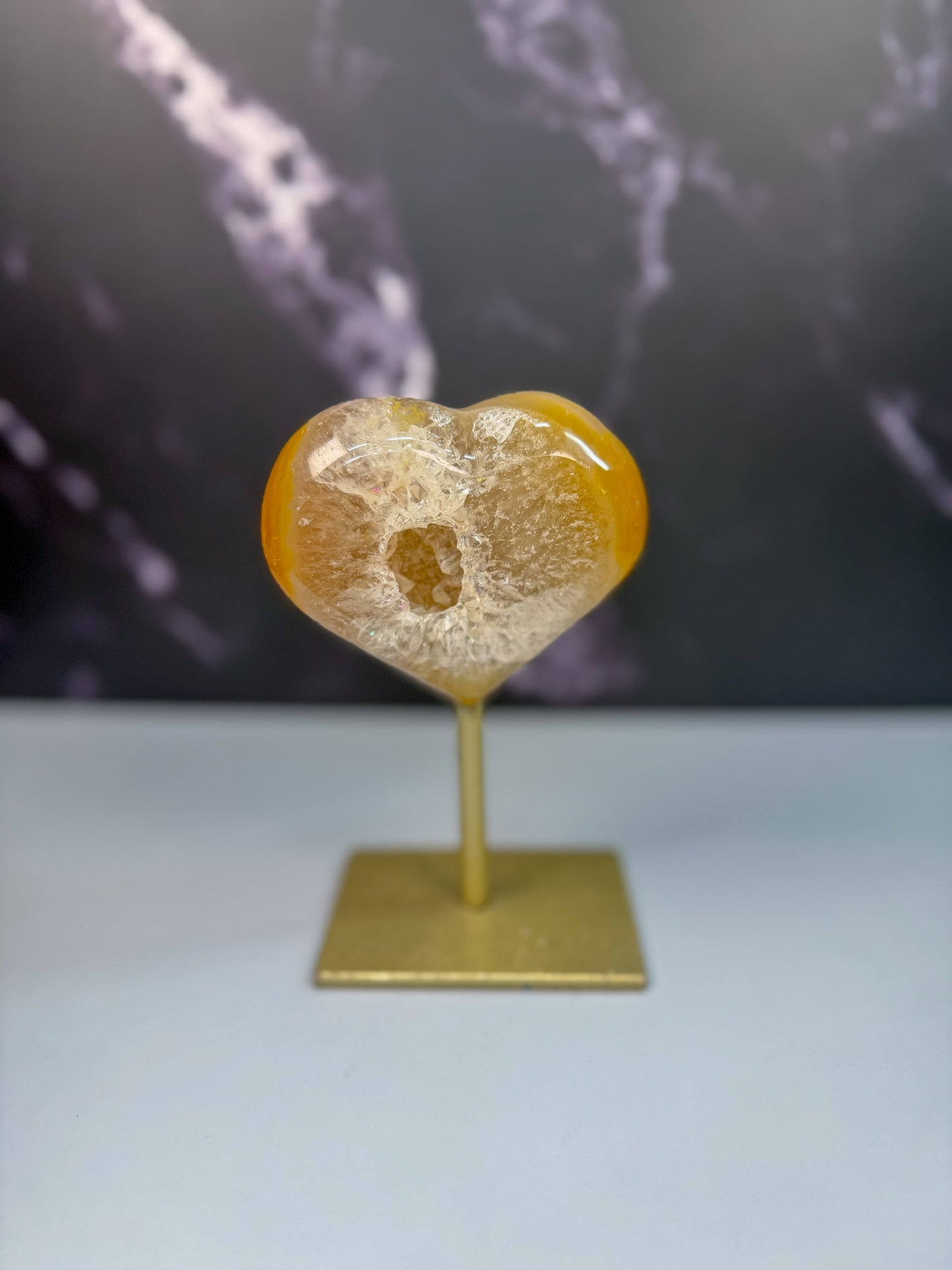 Druzy Agate On Stand – 500026