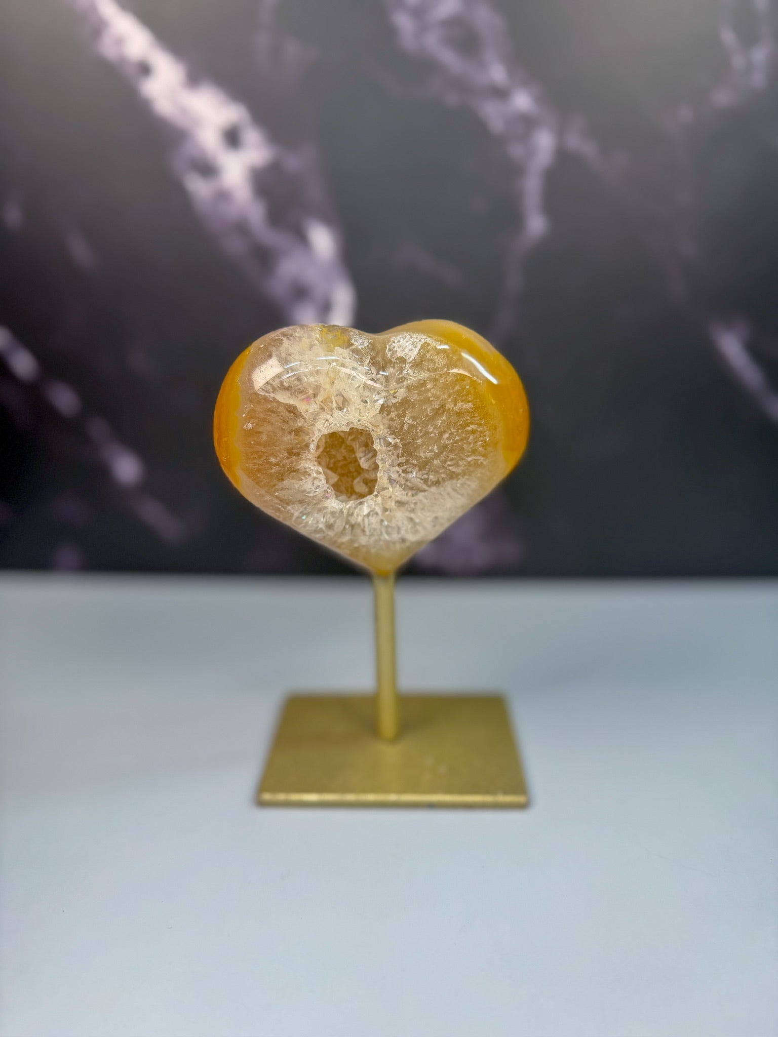 Druzy Agate On Stand – 500026