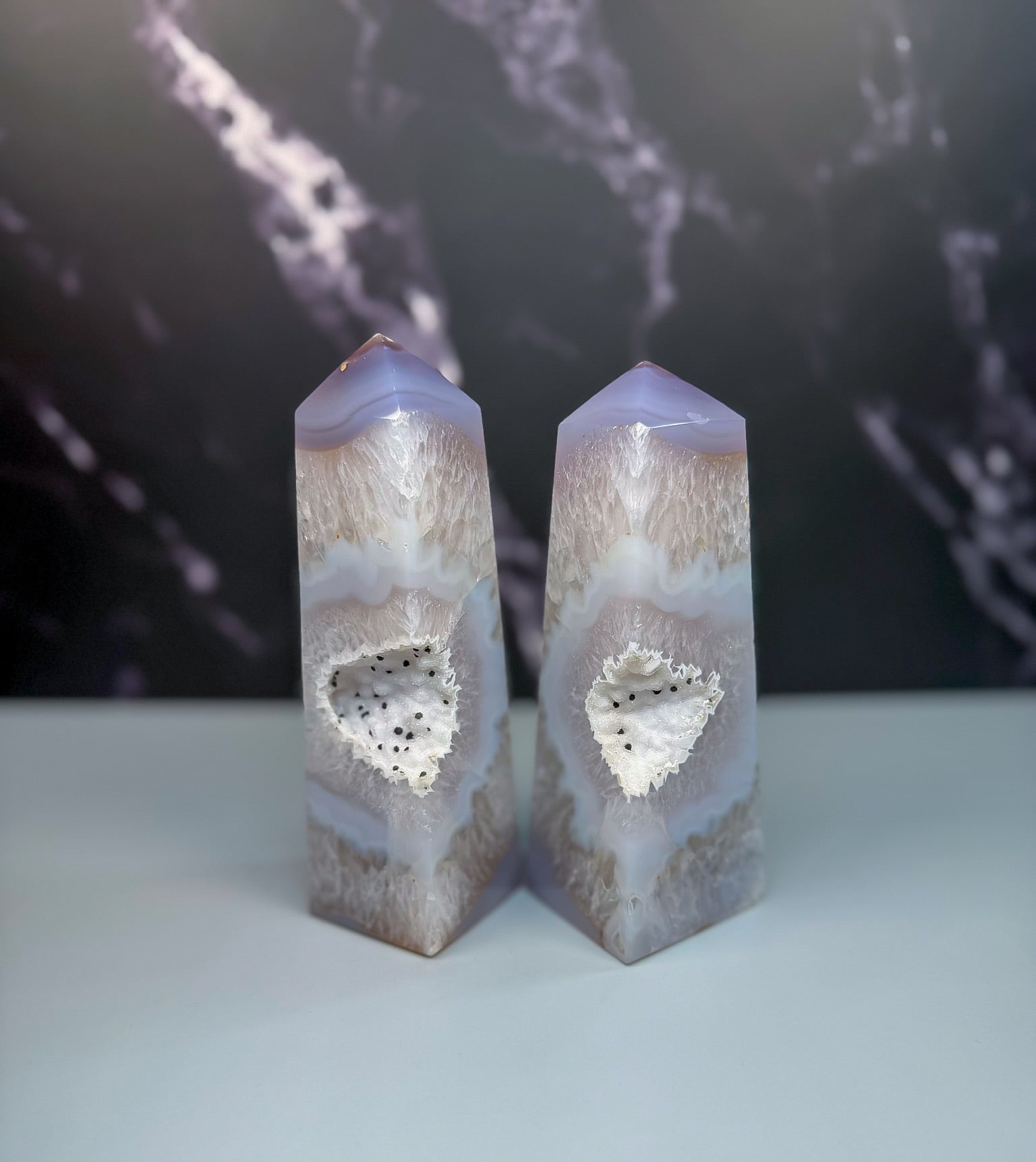 Druzy Agate Tower – 100101 (2)