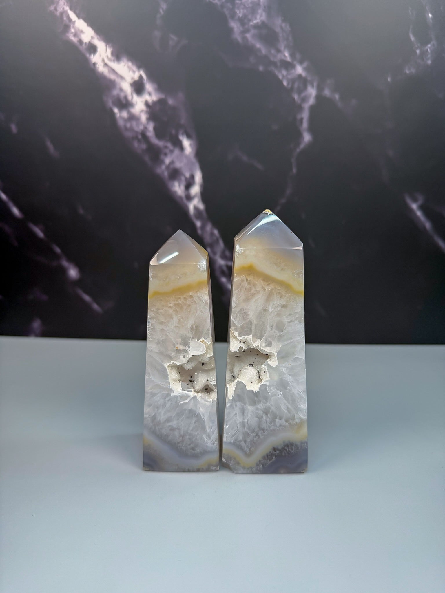 Druzy Agate Tower – 100103
