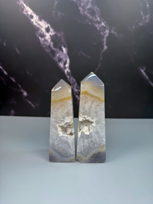 Druzy Agate Tower – 100103