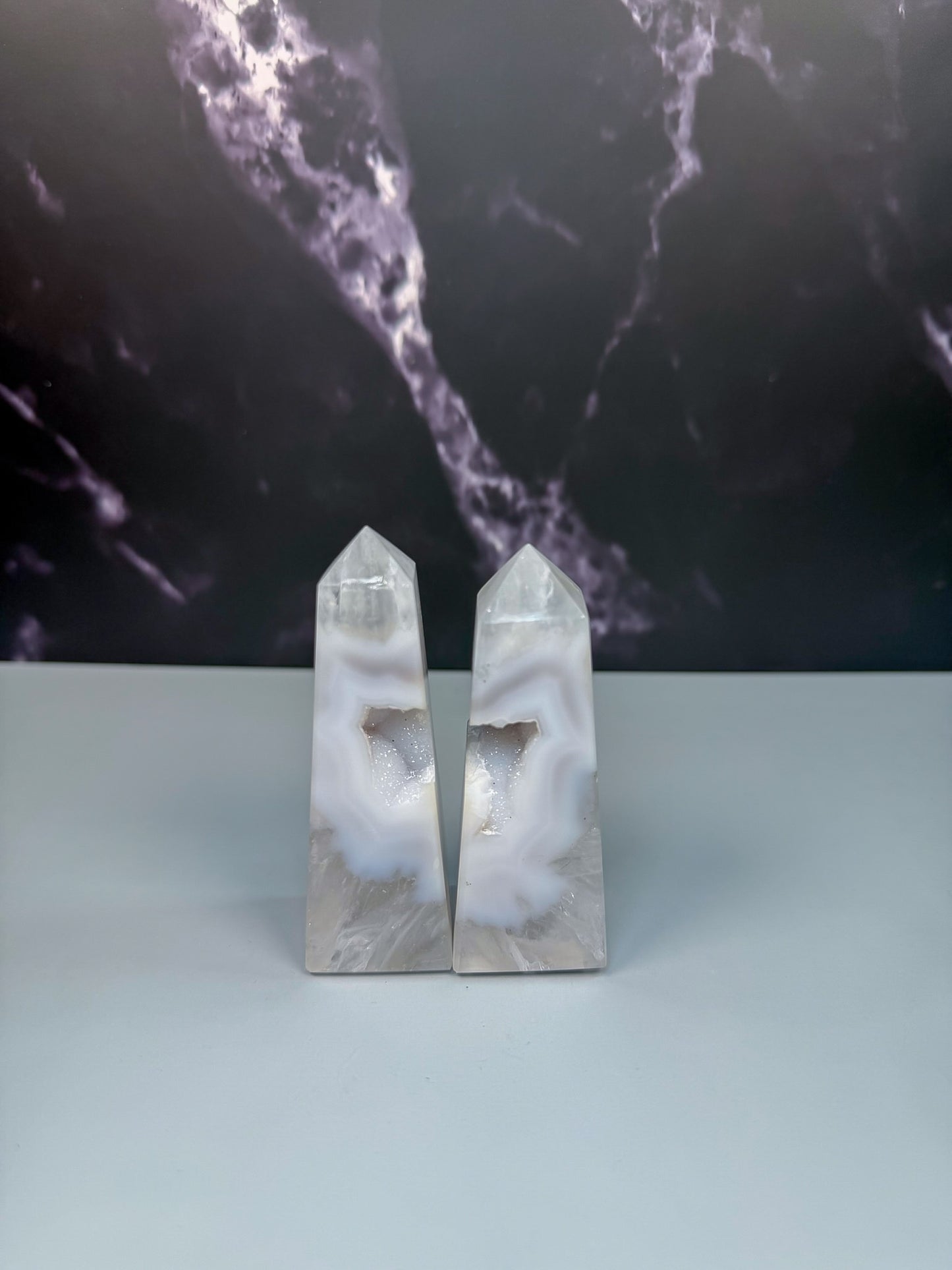 Druzy Agate Tower – 100105