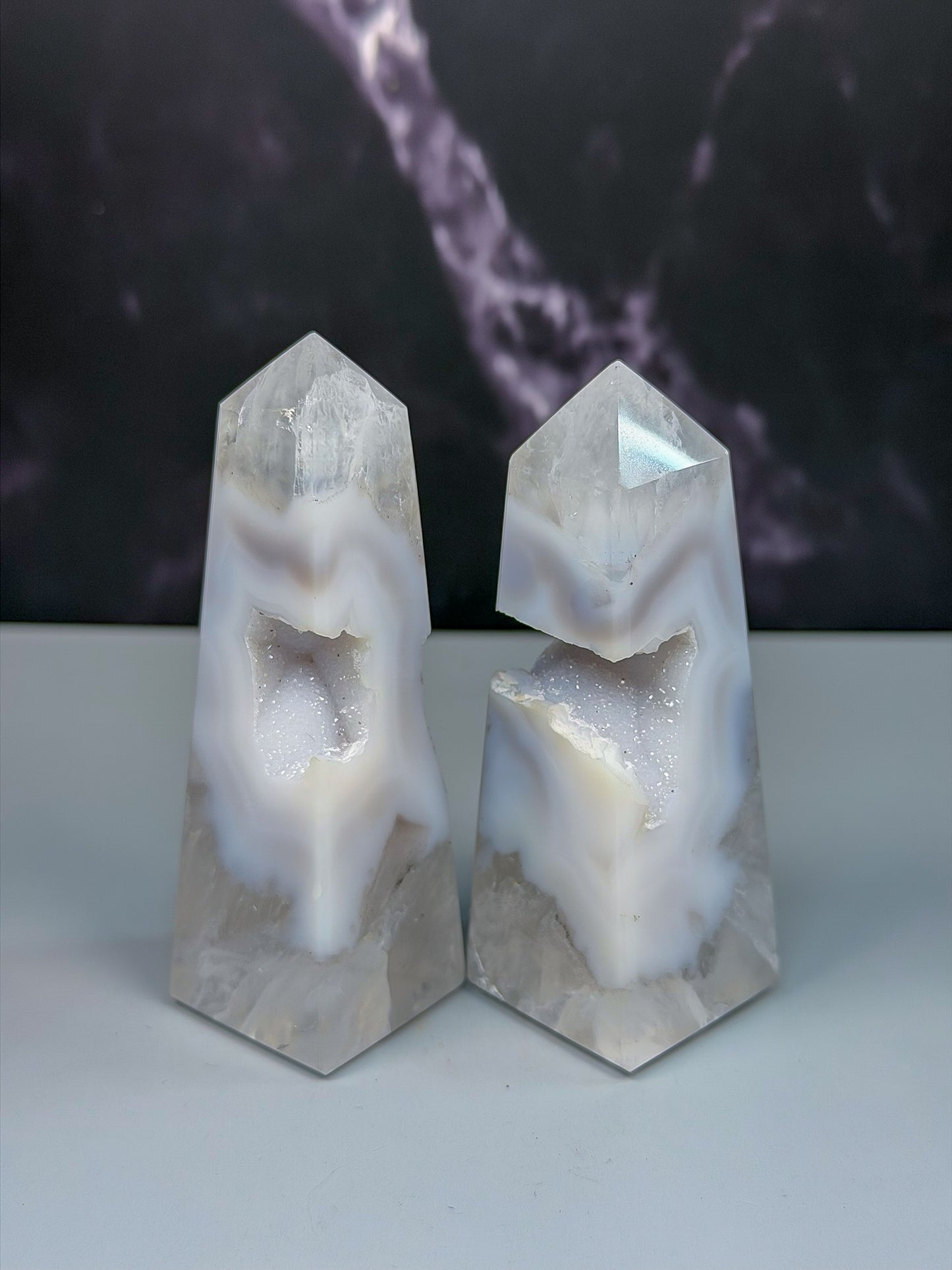 Druzy Agate Tower – 100105 (2)
