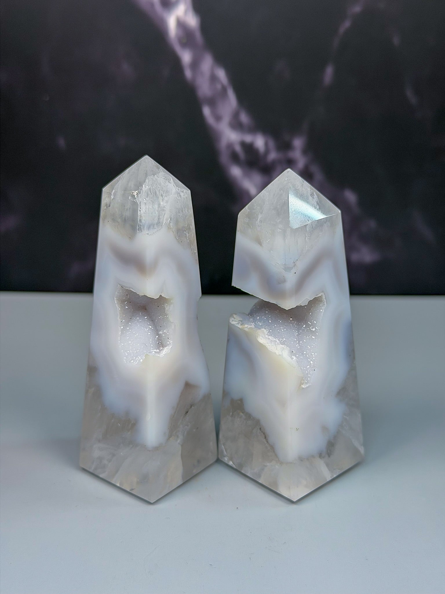 Druzy Agate Tower – 100105 (2)