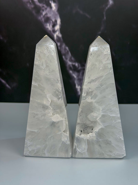 Druzy Agate Tower – 100106