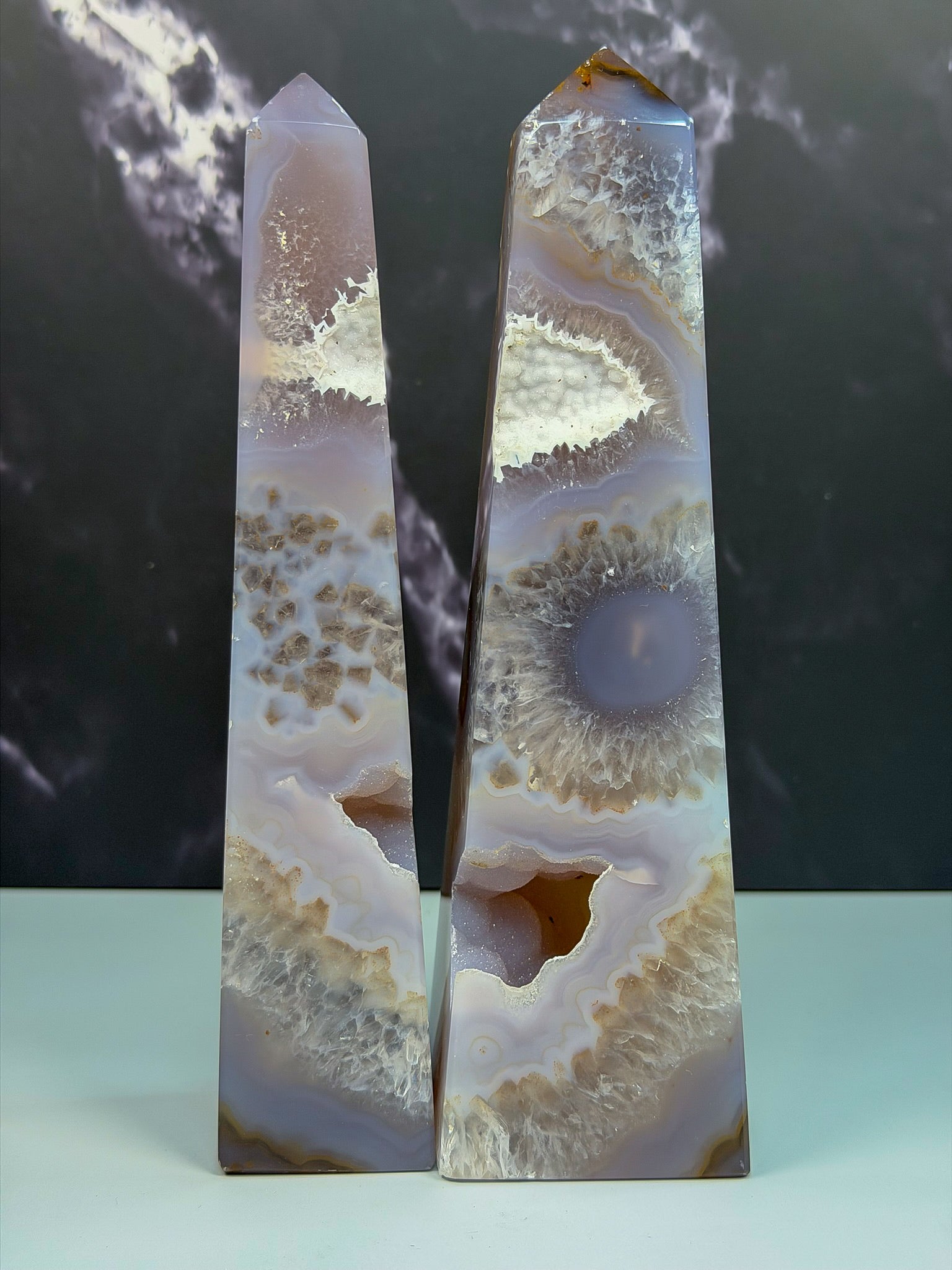 Druzy Agate Tower – 100108 (2)