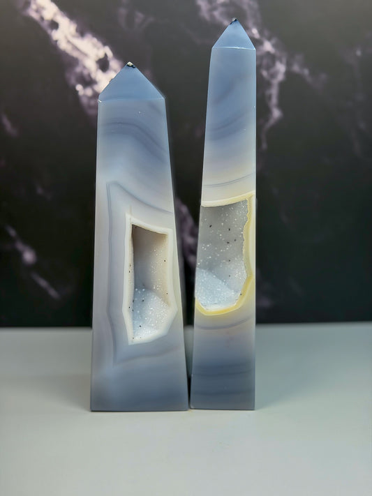 Druzy Agate Tower – 100109