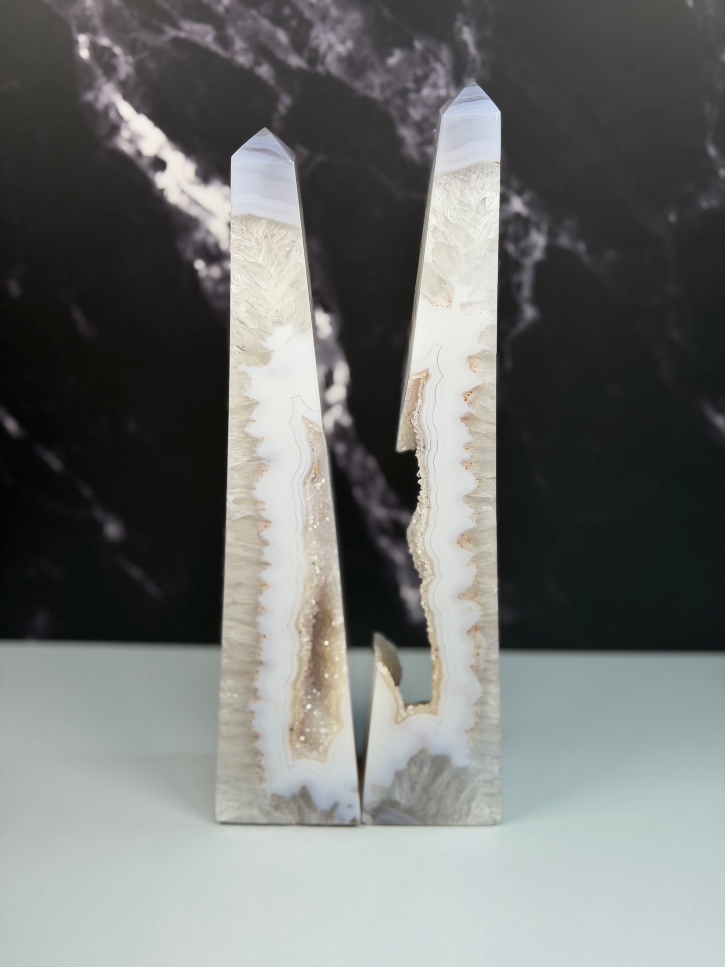 Druzy Agate Tower – 100110