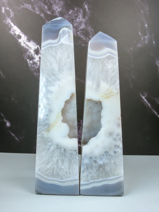 Druzy Agate Tower – 100111