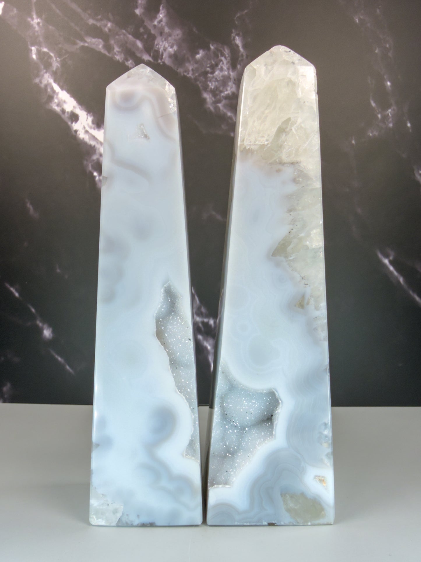 Druzy Agate Tower – 100112