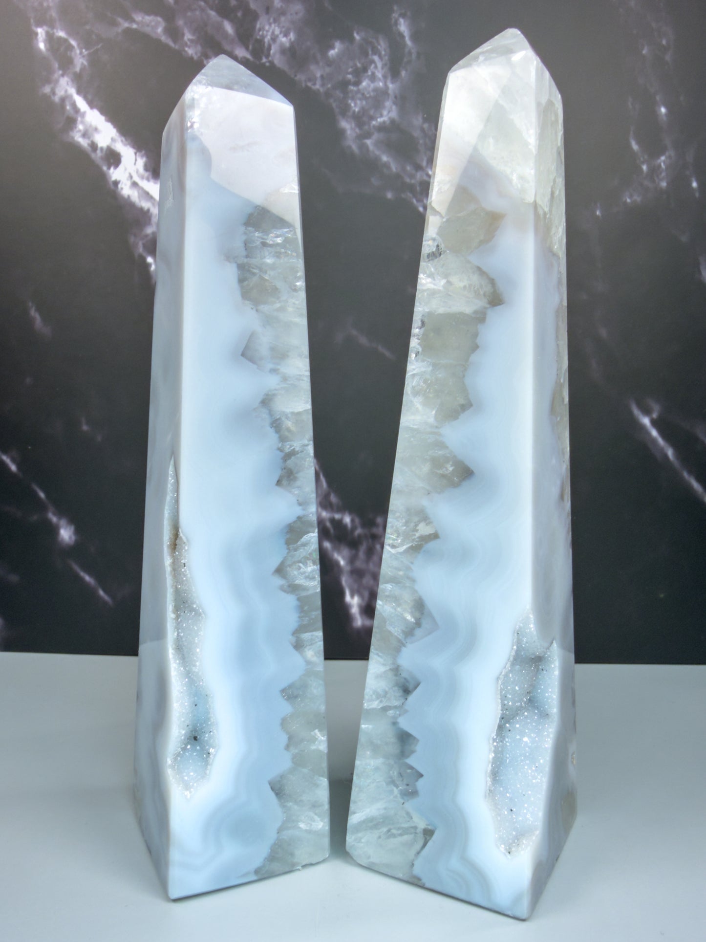 Druzy Agate Tower – 100112 (2)